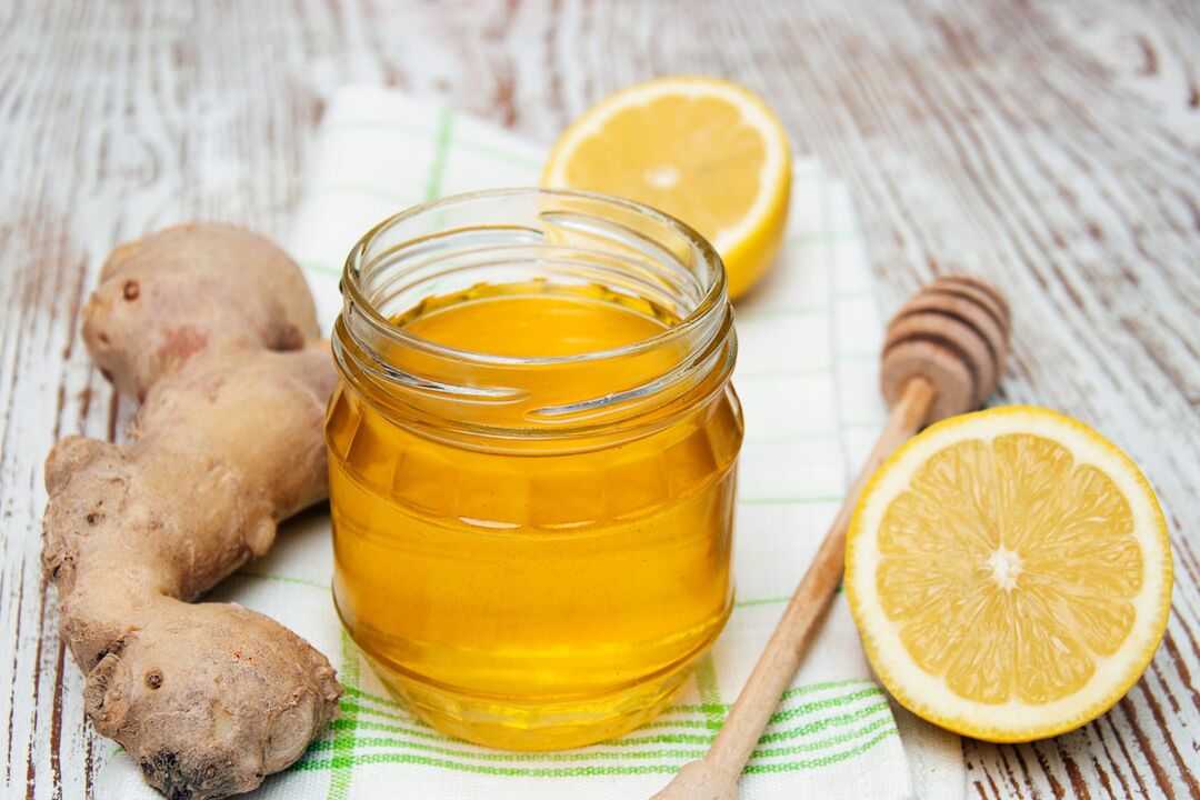 Ginger Lemon and Honey for potency