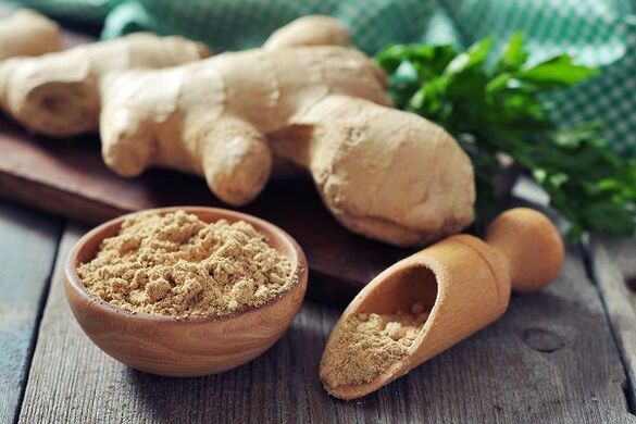 Ginger to increase potency