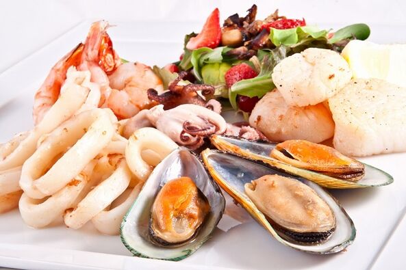 Seafood to increase potency