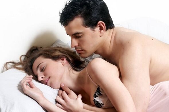 Woman and man with increased potency