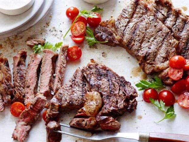 Meat with tomatoes for potency
