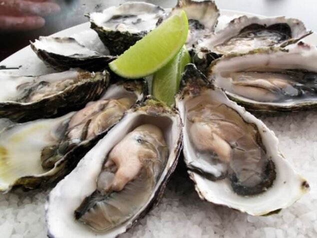 Oysters to increase potency